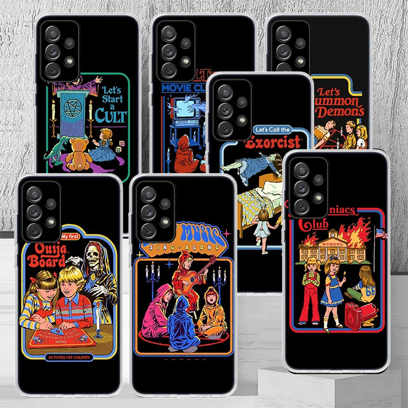 Halloween Let's Summon Demons Graphic Phone Case Fundas For Samsung Galaxy A51 A50S A71 A70 A41 A40 A31 A30S A21S A20E A11 A10S