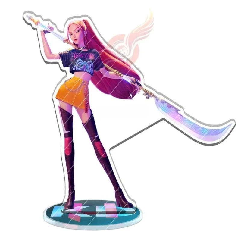 Korean Wave Demon Hunter Anime Acrylic Stand Children's Fashion Bedroom Model Toy Home Decor Children's Gift Marcus Rumi 2025