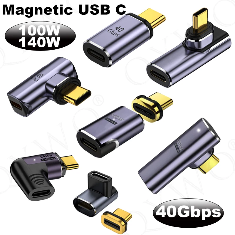 

Адаптер USB Type-C магнитный, 40 Гбит/с, 100 Вт