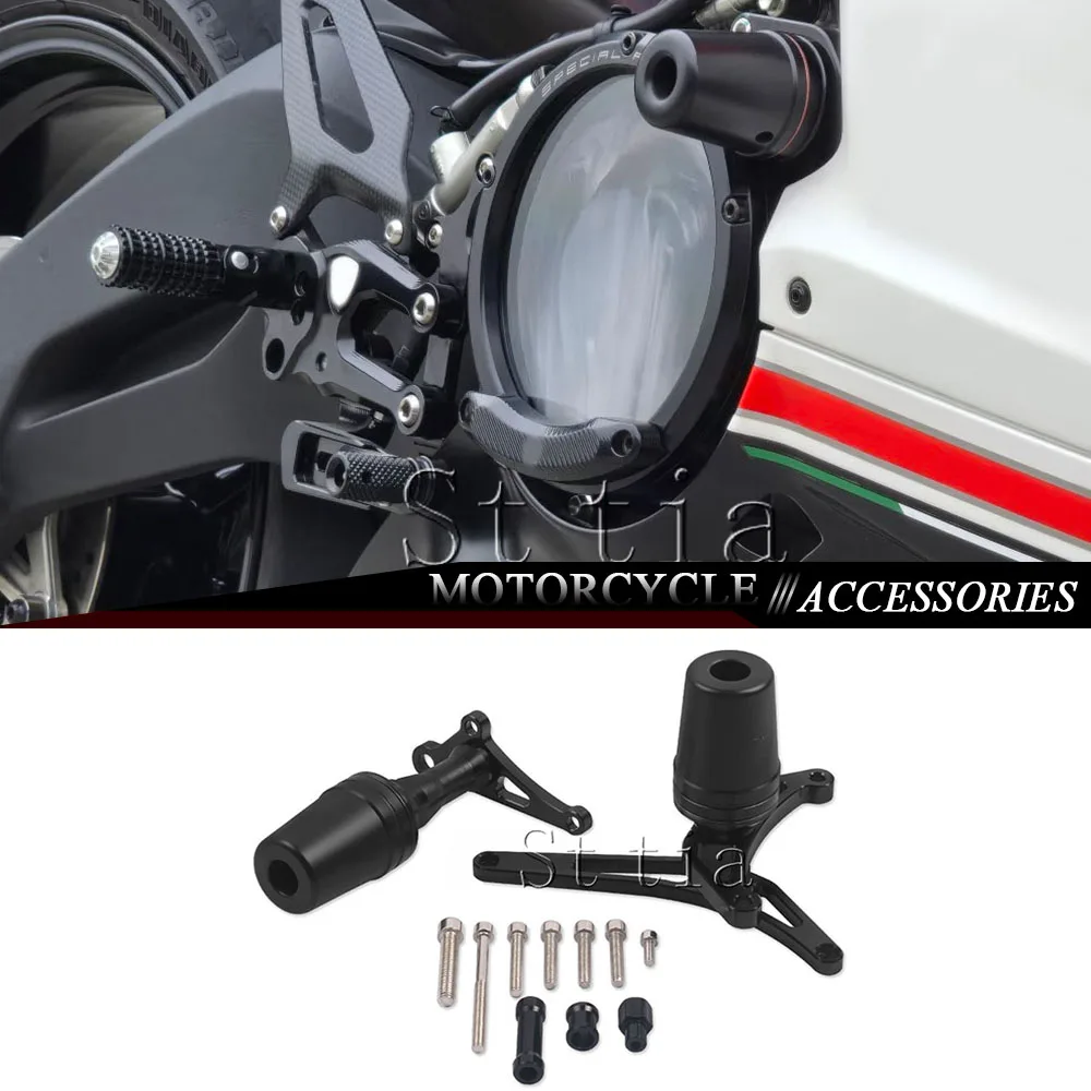 For Ducati 959 1199 1299 Panigale R S New Motorcycle CNC Falling Protection Frame Slider Fairing Guard Crash Pad Protector