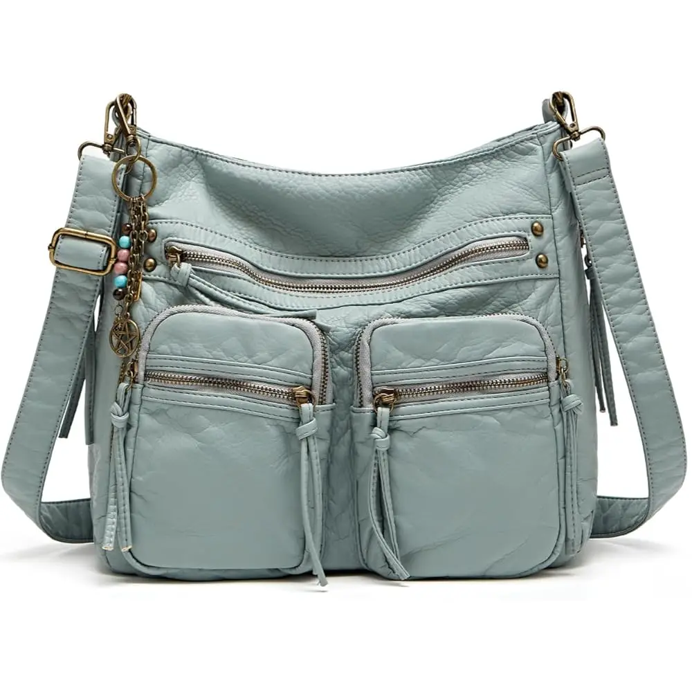 

Сумки-кроссбоди Worldlyda для женщин: Большая сумка-тоут из мягкой кожи, винтажная сумка-хобо Y2K, городская сумка через плечо