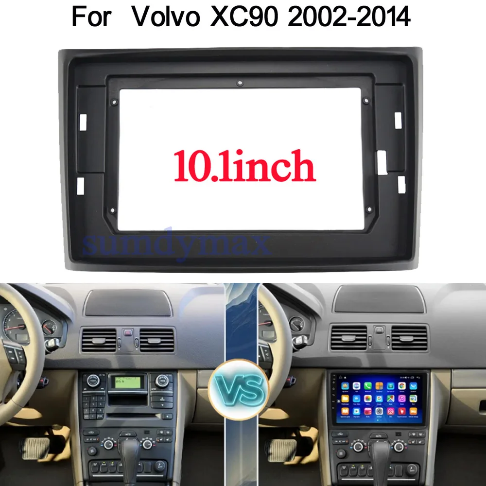 

10.1 inch Car radio Fascia Frame Adapte For VOLVO XC90 2002-2014 Android car Radio Audio Fitting Panel Kit