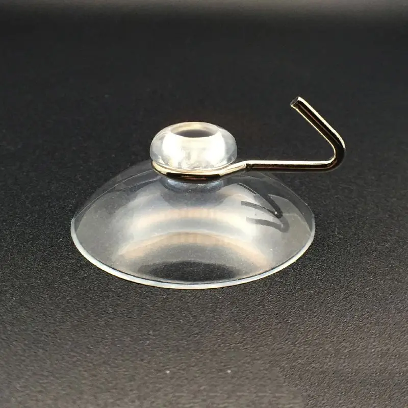 Window Suction Hooks, Clear Wire Hook, Pacote de 10, 32mm
