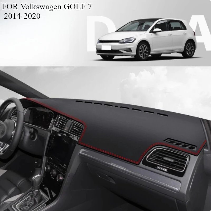 

FOR Volkswagen GOLF 7 2014-2020 Car Dash Mat Dashmat Dashboard Mat Cover Sun Shade Dash Board Cover Carpet Accessories