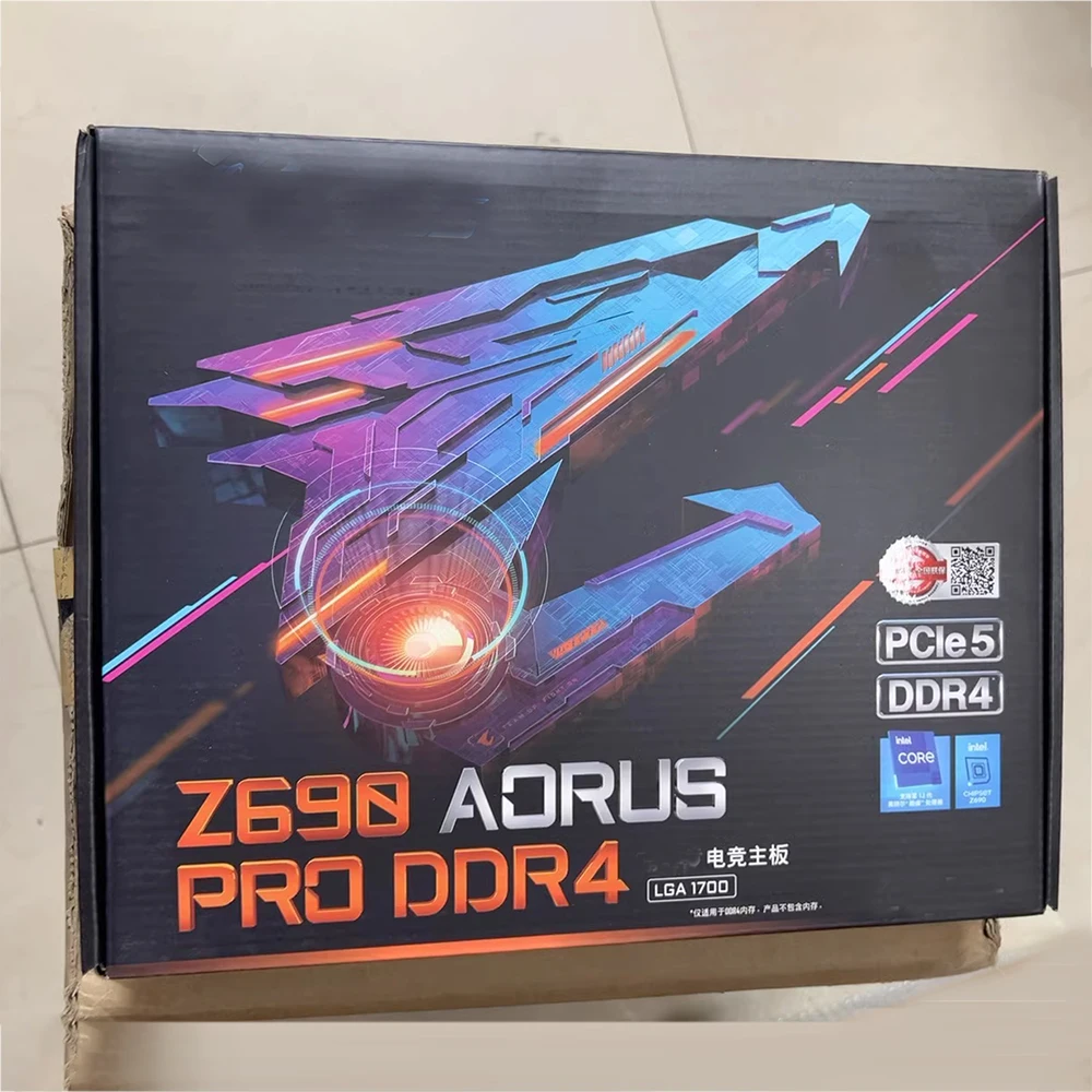 For Gig-abyte Z690 ATX LGA1700 Support 12th 128GB Desk-top Motherboard Z690 AORUS PRO DDR4