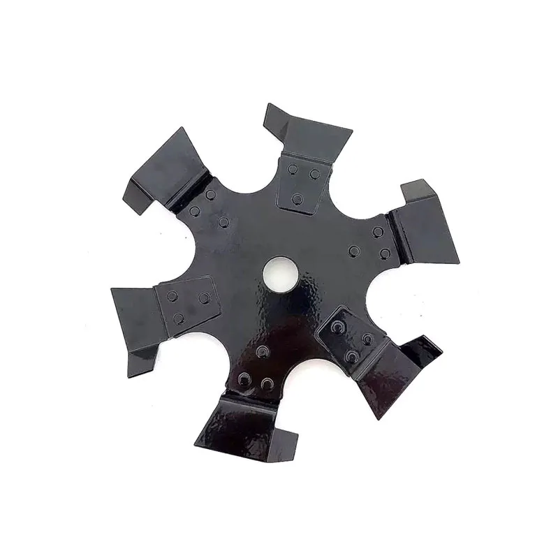 Accesorios para Cortacésped: Rueda Desmalezadora Multifuncional con Cuchillas Pequeñas para Labrar, Remover Tierra y Hacer Surcos