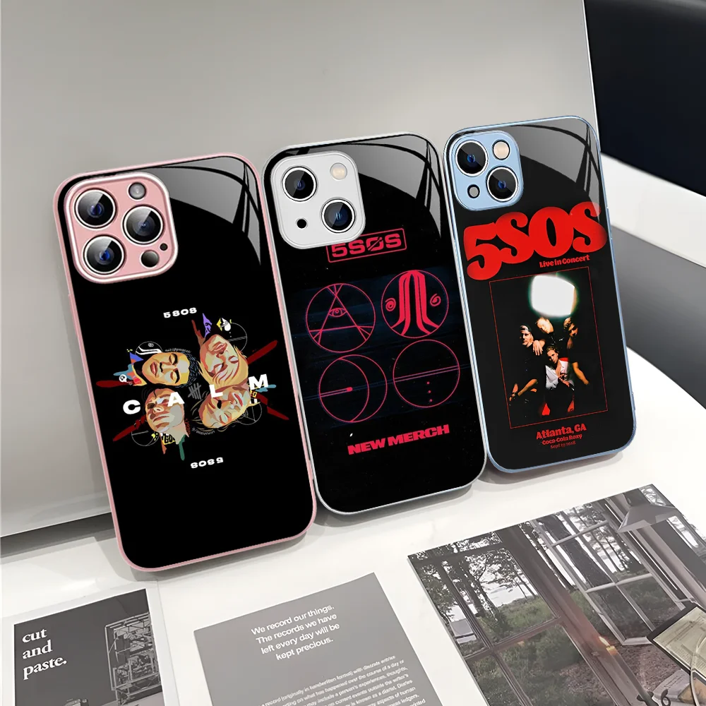 5 S-Seconds Of S-Summers Phone Case Tempered Glass For Iphone 14 13 12 11 Pro Mini XS MAX 14Plus X XS XR Cover