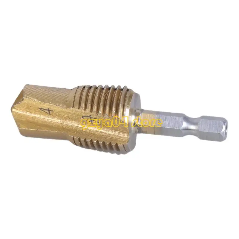 K3KD Pipe Lifting Stepped Drill Bit for 1/2" 3/4" Pipes 1/4 Shank