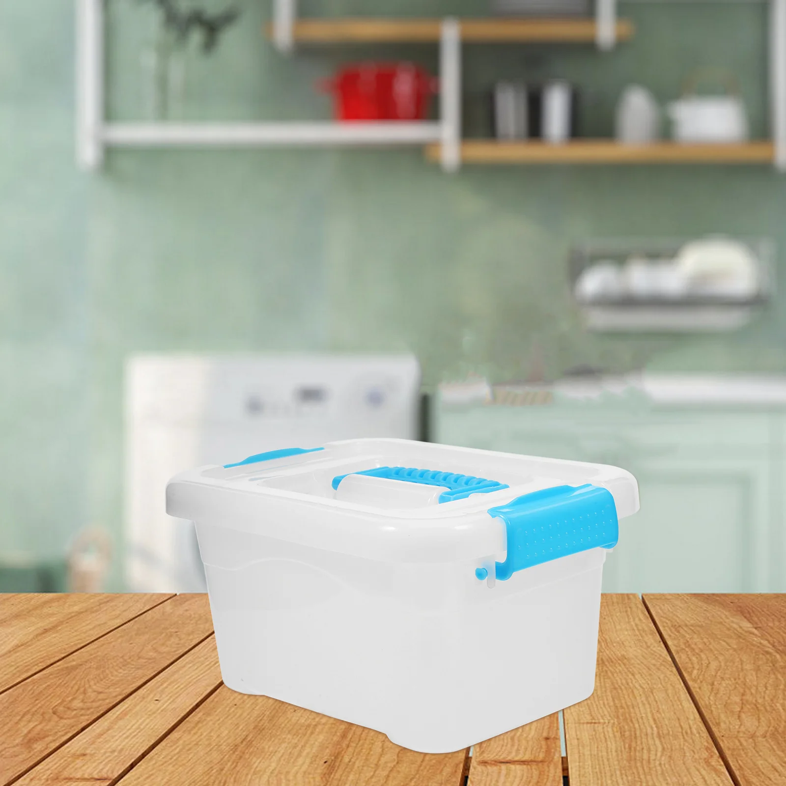 

100 Pack Laundry Pod Storage Container Moistureproof Plastic Organizer With Handle Clear Hexagonal Bin For Laundry Room Kitchen