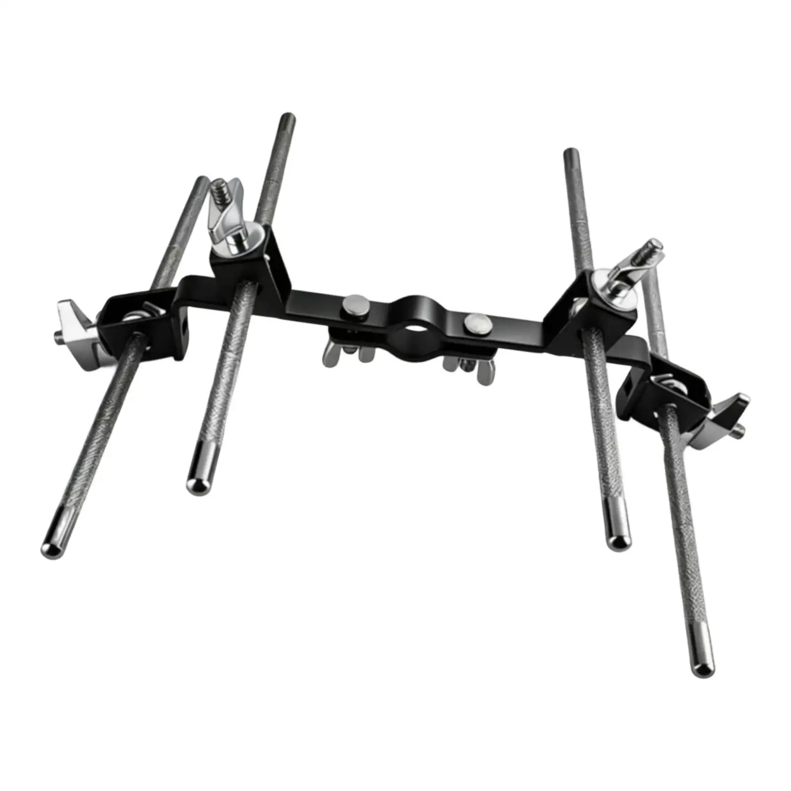 Cowbells Cymbal Clamp,Metal Universal Multi Clamp Mounting Bracket,Drum Set Extension Stand for Stage Performance Player Show