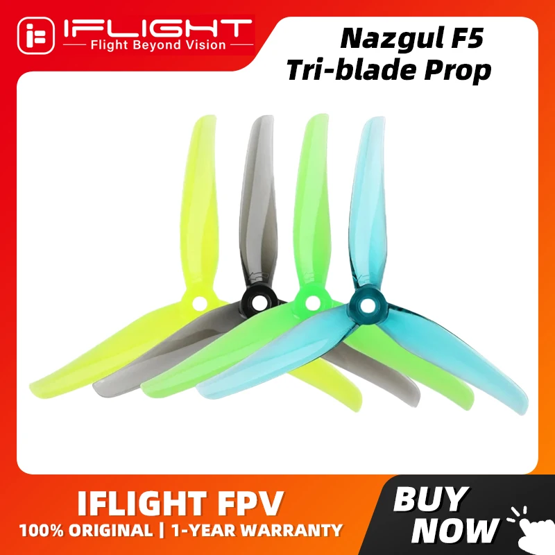 iFlight Nazgul F5 5inch 3 Blade/tri-blade Propeller Prop With 5mm Mounting Hole For Fpv Drone Part Nazgul DC5 ECO XL5