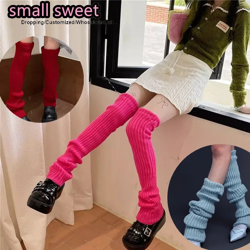 

Коллекция гетр для ног 70 см: Японский стиль JK, Лолита, Панк, Y2K, Стритвир для девушек, Универсальные готические вязаные гетры, Носки-гетры