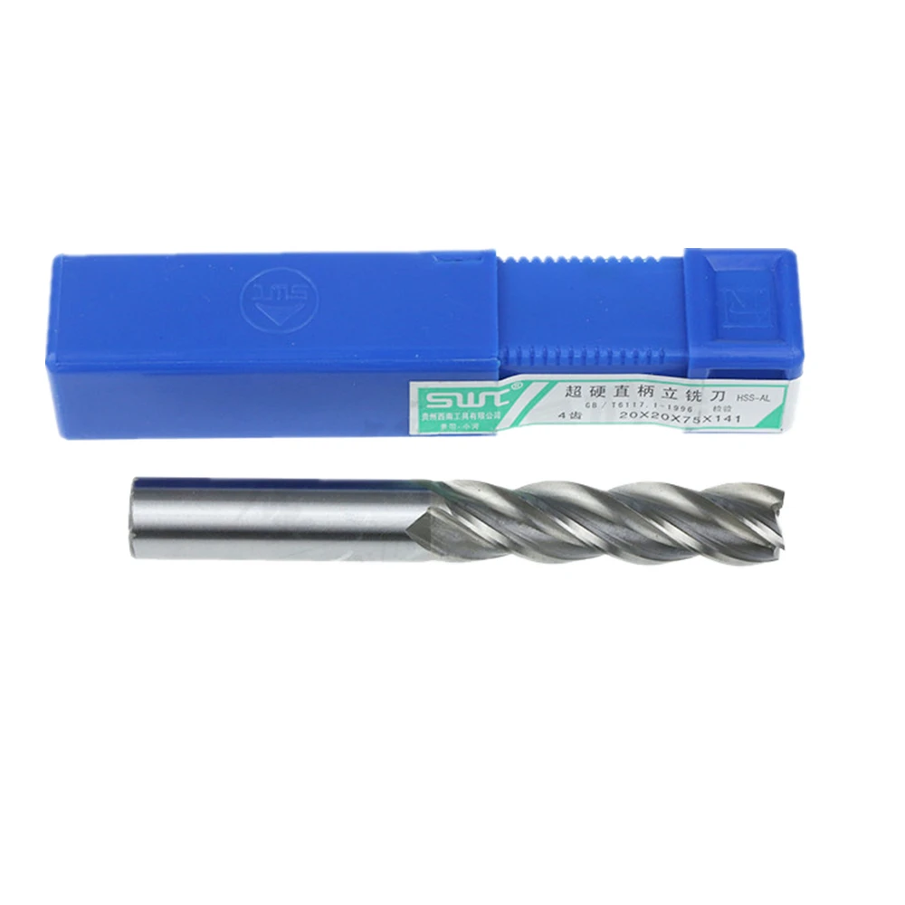 1 pces/2 pces/5 pces alongar fresas de extremidade HSS-AL cortador de metal D2-25mm 2 3 4 flautas dentes ferramenta de trituração de alumínio chave seater roteador bit