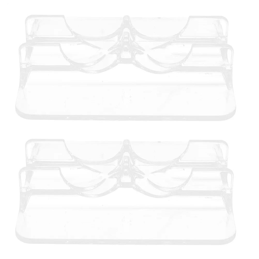 

1Pair Simple Design Roller Skates Display Holder Transparent Showcase for Retail Stores PVC Roller Skates Holder