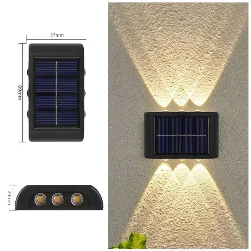 Applique murale solaire extérieure super-cheese 6