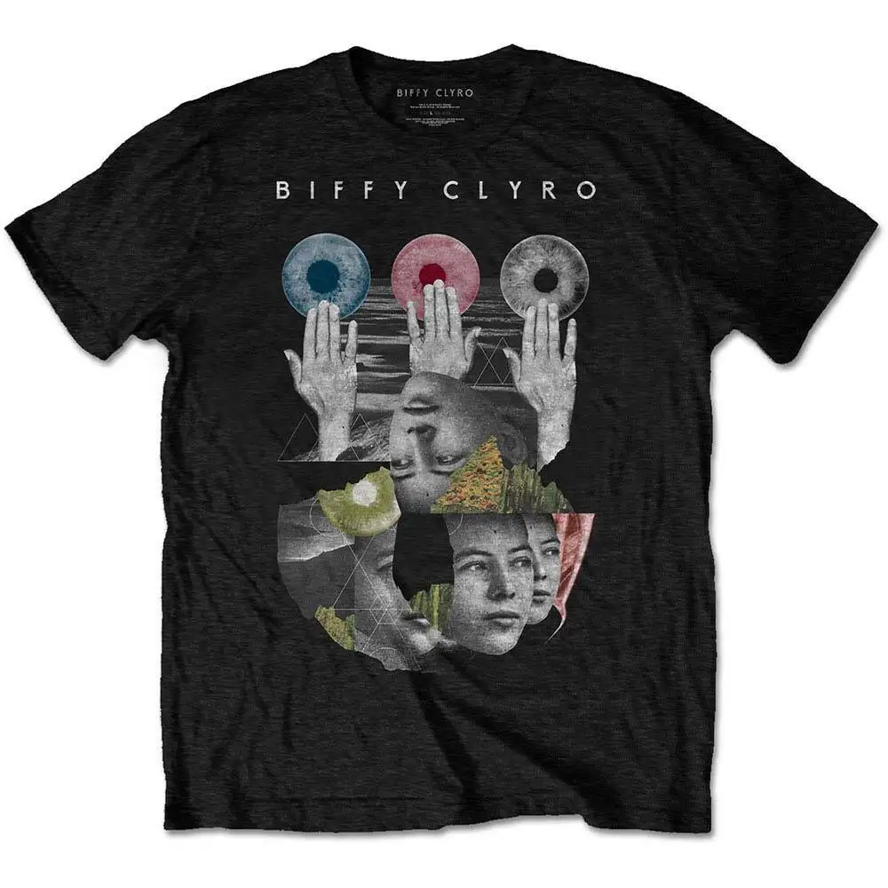 

Мужская футболка Biffy Clyro Hands Slim Fit, большая черная