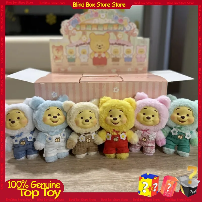 

Genuine TopToy Winnie The Pooh Candy Bear Series Plush Blind Box kawaii Pendant Children'S Toy Cute Model Birthday Gift Toys