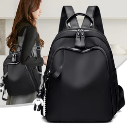 Fashion Lightweight Women's Backpack Oxford Waterproof Classic Elegant Girl Rucksack Shopping Leisure School Bag 2021 New Design