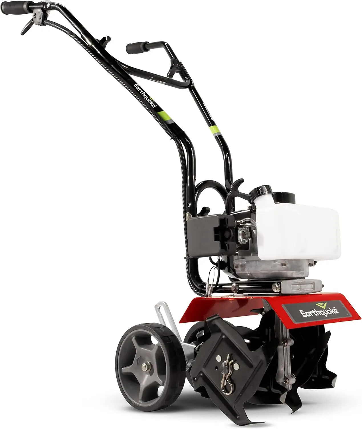 

Mini Tiller Cultivator, Powerful 33cc 2-Cycle Viper Engine, Gear Drive Transmission, Height Adjustable Wheels, 5 Year Warranty,R