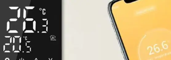 

Для Tuya Smart LCD Wi-Fi датчик термостата подходит для домашних водных, электрических, газовых котлов и подогрев пола AC180-260V