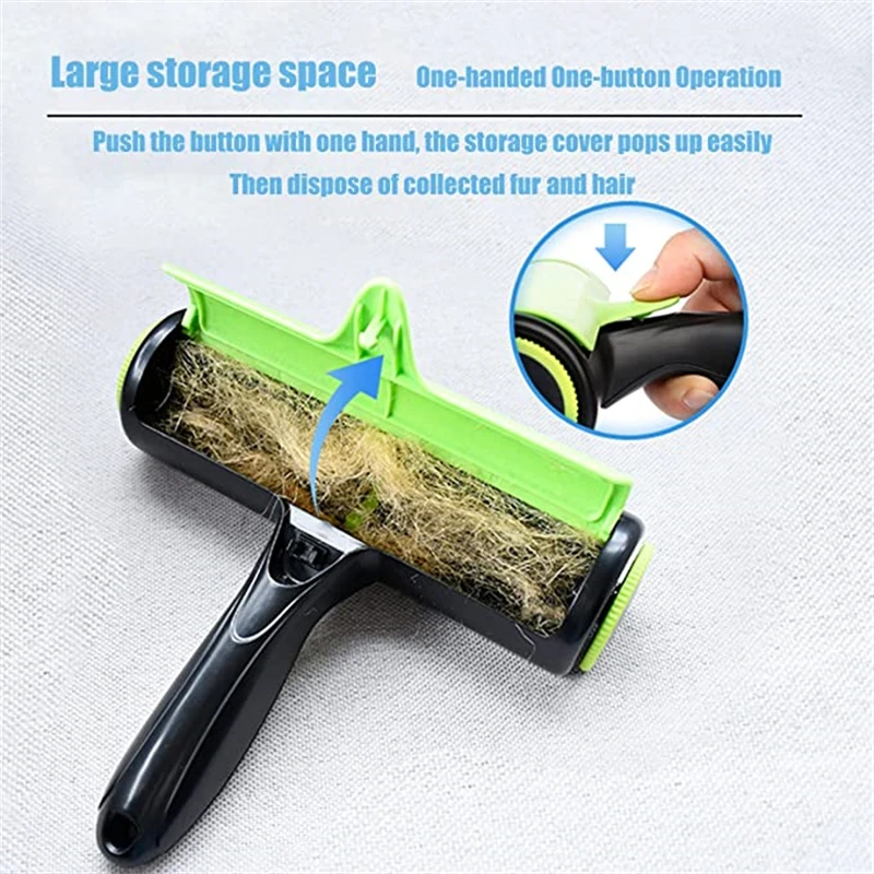 Flusen Roller Hund Haarentferner Haustier BrushRemoves Haare Magie für Tier Wolle Entfernung Katzen Lint Kleidung Reinigung Werkzeuge Liefert – Detail 16