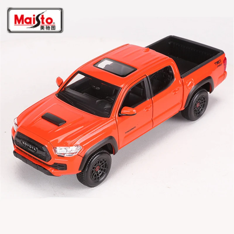 Maisto 1/27 TOYOTA Tacoma TRD PRO Pickup modello di auto in lega pressofuso giocattolo in metallo fuoristrada modello di auto alta simulazione