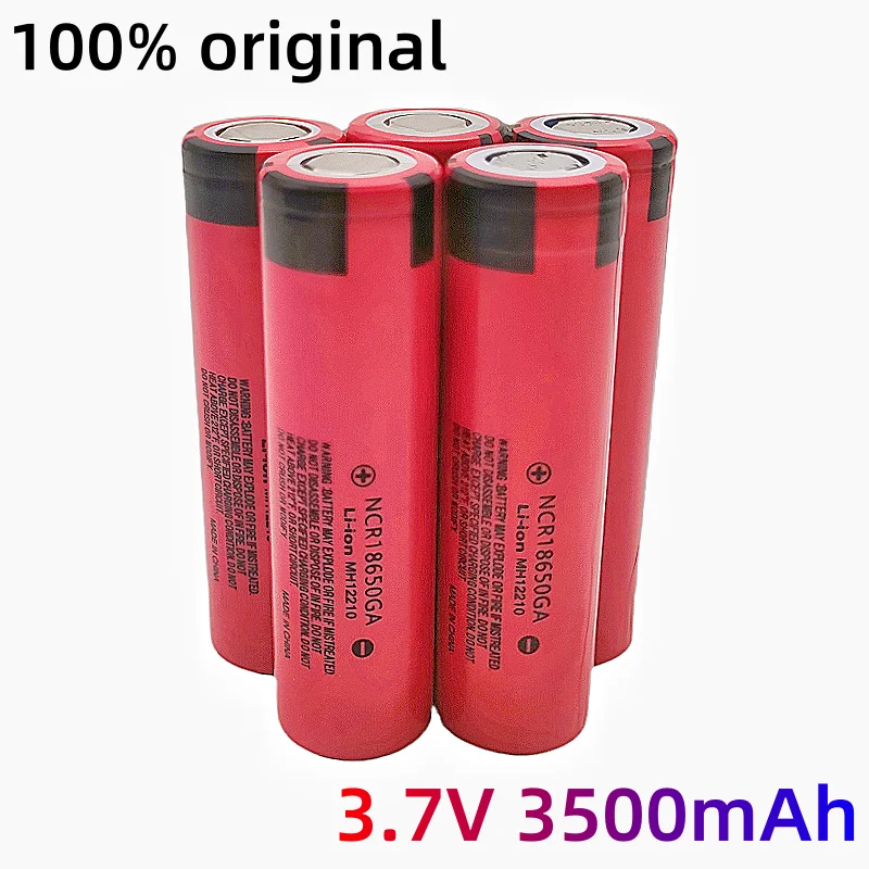 3.7V 3500mAh 18650 NCR 18650 GA Rechargeable lpega Li-ion Battery 30A Discharge for Toys Tools Flashlight Battery