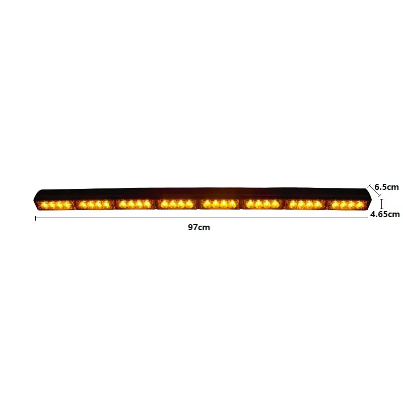 Dual Color Red Blue  Traffic Advisor Car Strobe Directional  Bar IP65 Waterproof 16 Flash Patterns 12V/24V Enhanced in stock