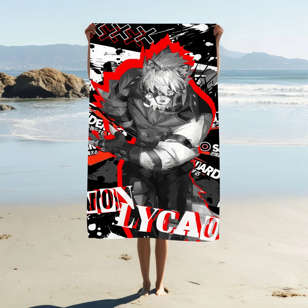 منشفة لعبة L-lyca-on للشاطئ سريعة الجفاف وناعمة لحمام السباحة هدية للسفر وصالة الألعاب الرياضية والتخييم والرياضات #2