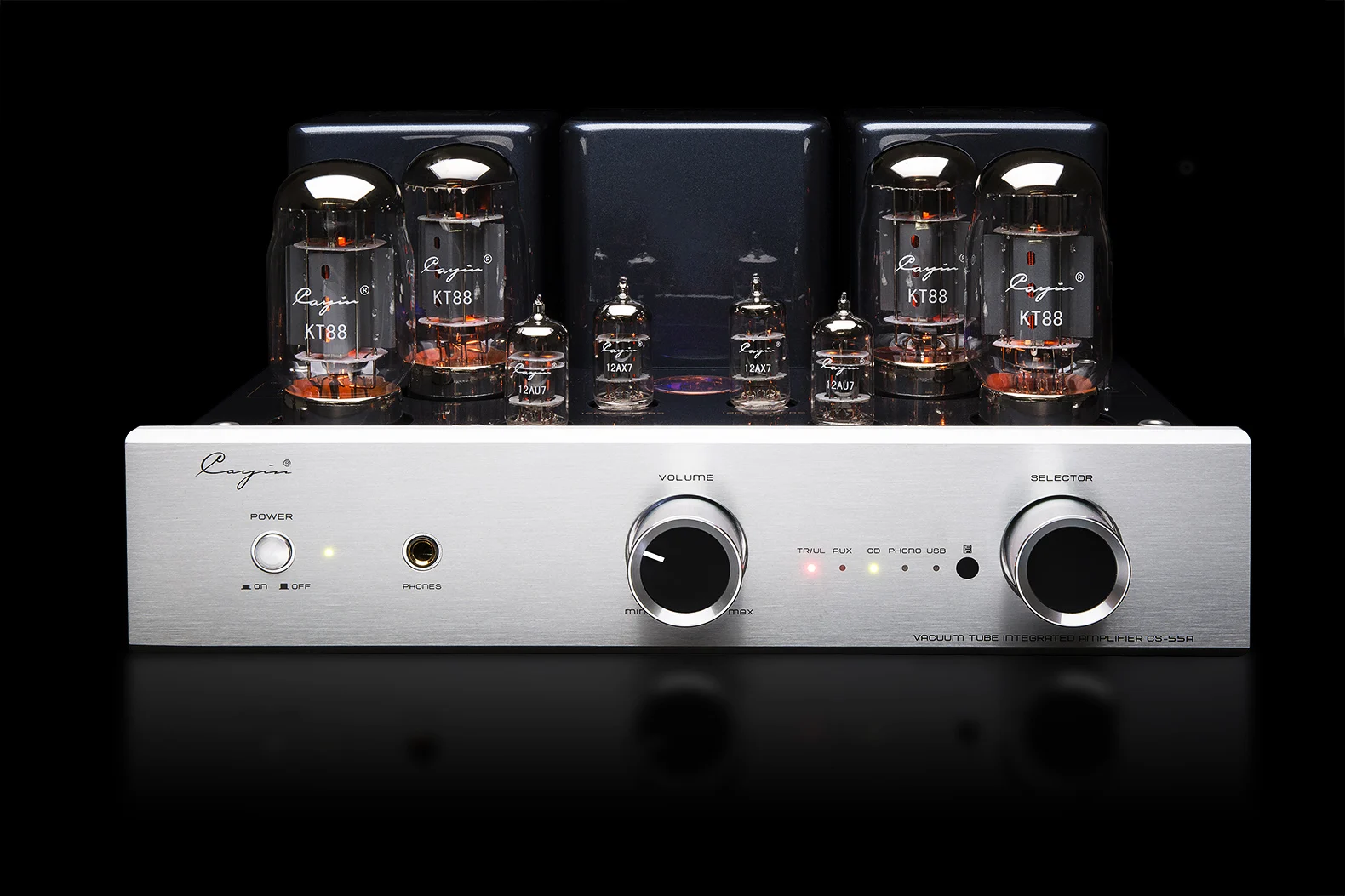 Cayin CS-55A EL34/KT88 Tube Integrated Amplifier USB Phono Input Headphone Speaker Output