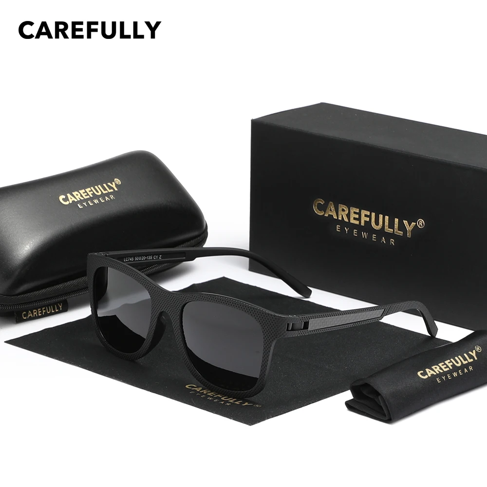 Carefully 2025 Polarized Sunglasses For Men Women Sun Glasses with UVA&B Protection Comfort Eyewear Accessory