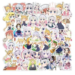 10/30/50pcs Miss Kobayashi's Dragon Maid Anime Stickers Kawaii KannaKamui Decals Laptop Phone Case Notebook Cute Cartoon Sticker