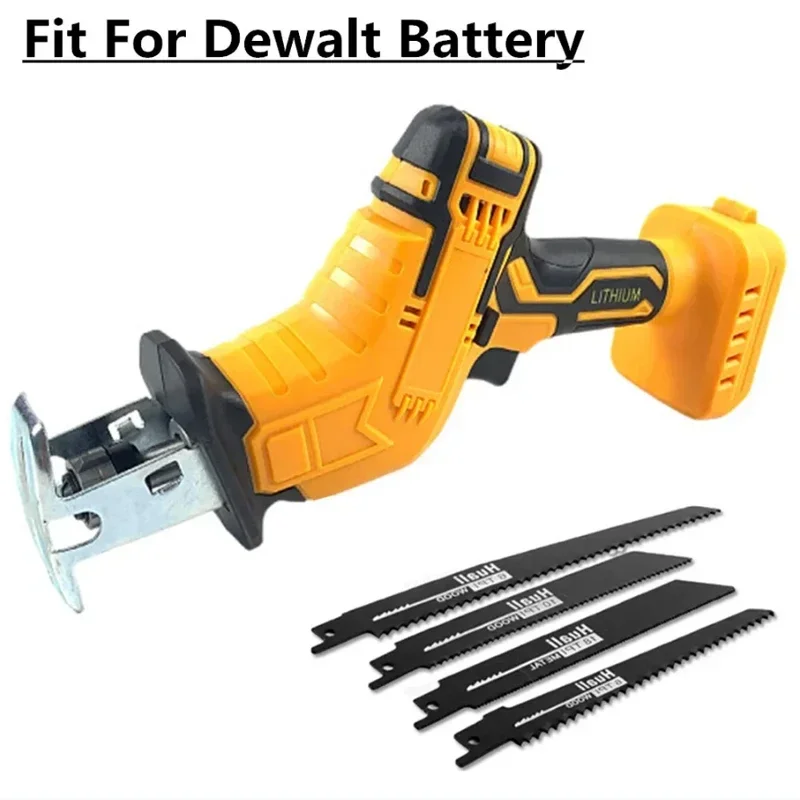 Cordless Reciprocating Saw, 18V/20V Compatible, Wood Metal Pipe Cutting Tool (Battery Not Included)