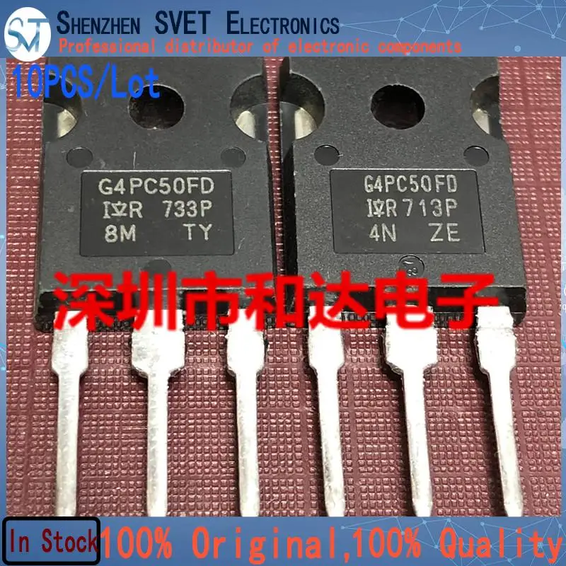 10PCS/Lot IRG4PC50FD G4PC50FD  IGBTTO-247 600V 39A Imported Original New And In Stock 100%Test