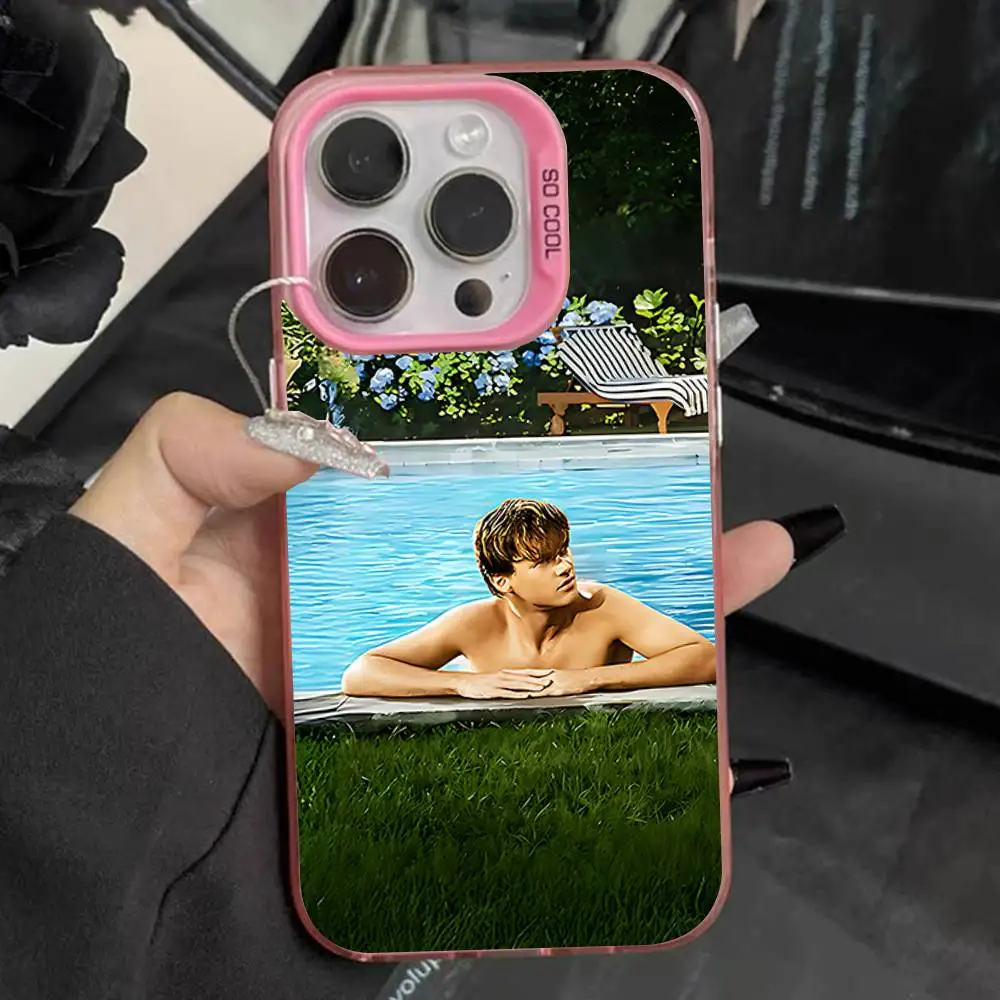 

Phone Case For iPhone 16,15,14,13,12,11,Pro,Max,Plus,Mini,XS,SE Fisher Jeremiah Anti Fall Pink Matte Hard Bumper