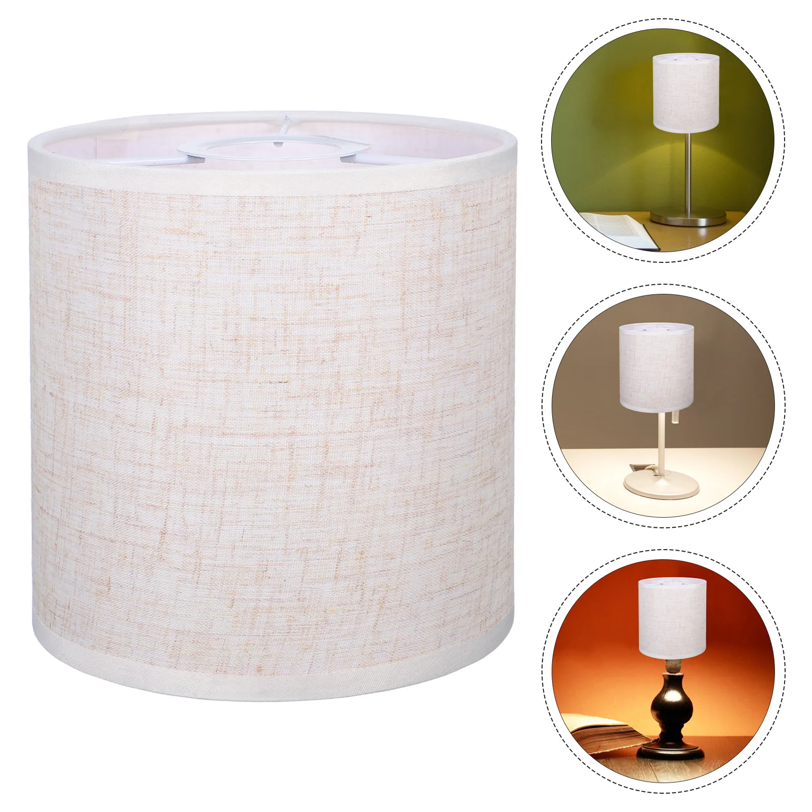 

Linen Fabric Lampshade Ceiling Light Shade Cloth Wall Supply Durable Long Lasting Exquisite Home Decor Insect Protection Easy