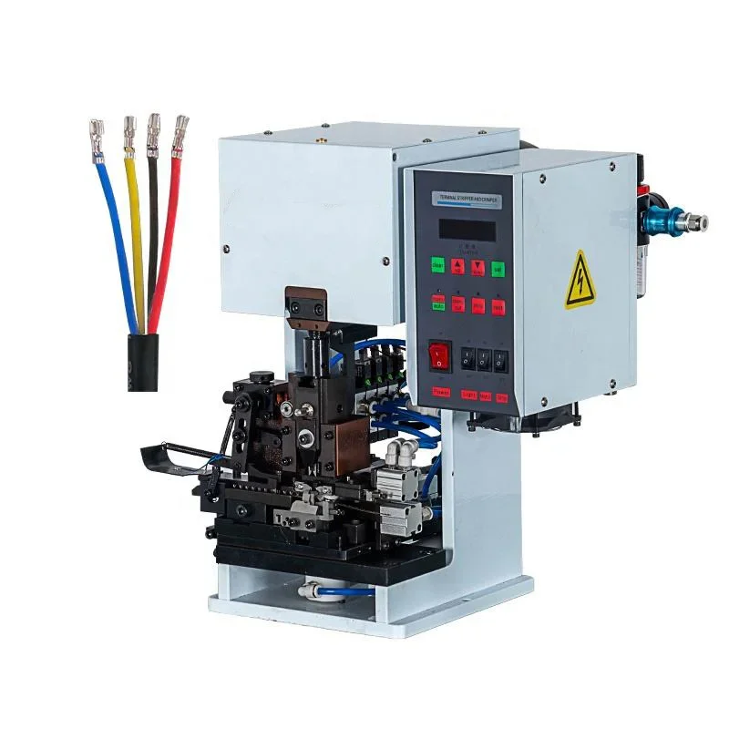 

Semi-Automatic Cable Stripping and Crimping Machine for Molex JST XH Cable Terminal Crimp Machine