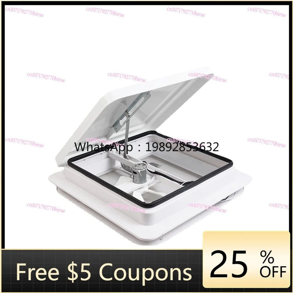 

Y52 RV Trailer Ventilation Cover Base with Motor Fan Blade, RV Vent Camper Exhaust Fan