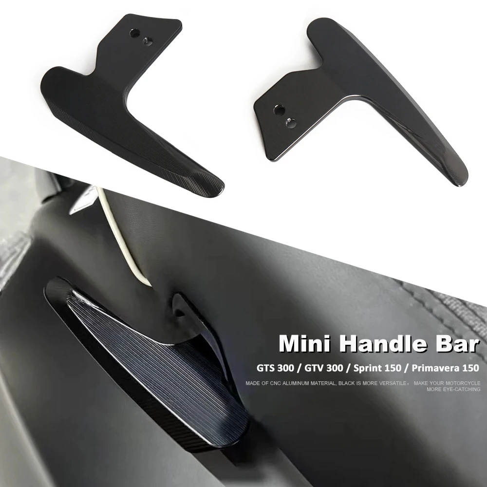 

Motorcycle Accessories Passenger Rear Grab Handles For VESPA SPRINT PRIMAVERA 150 GTS GTV 300 Seat Armrest Handle Rail Grab Bar