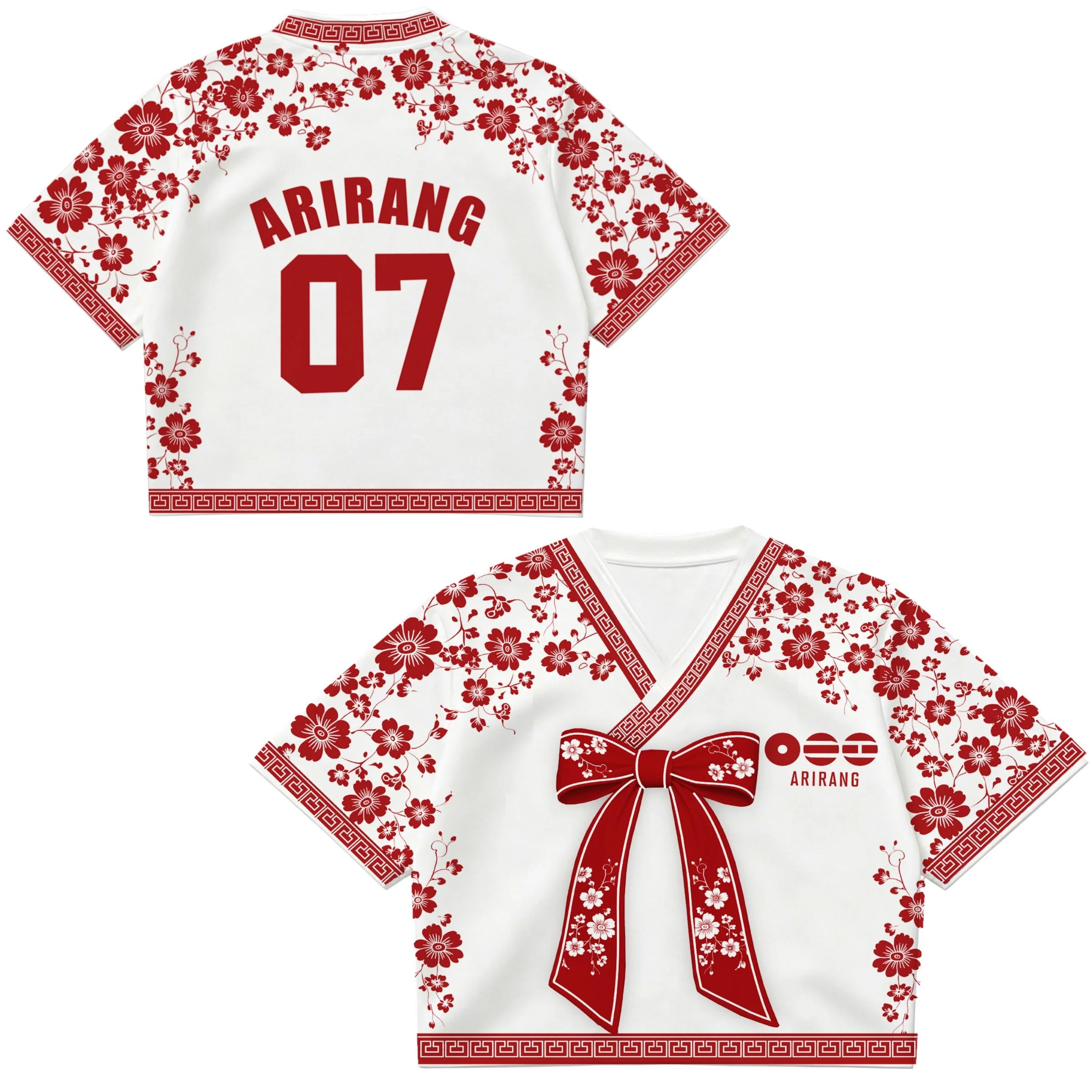 2026 Arirang BTS No.07 Fans 3D Print Jersey T-shirt Men Women Summer Harajuku Shirt Breathable Quick Drying Family Kids Clothing