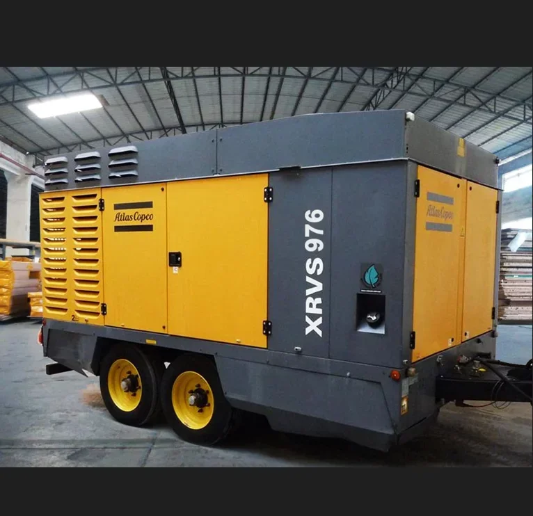 25 Bar Used Atlas Copco XRVS 976 476 CAT C 13 328kw Diesel Air Compressor For Sale