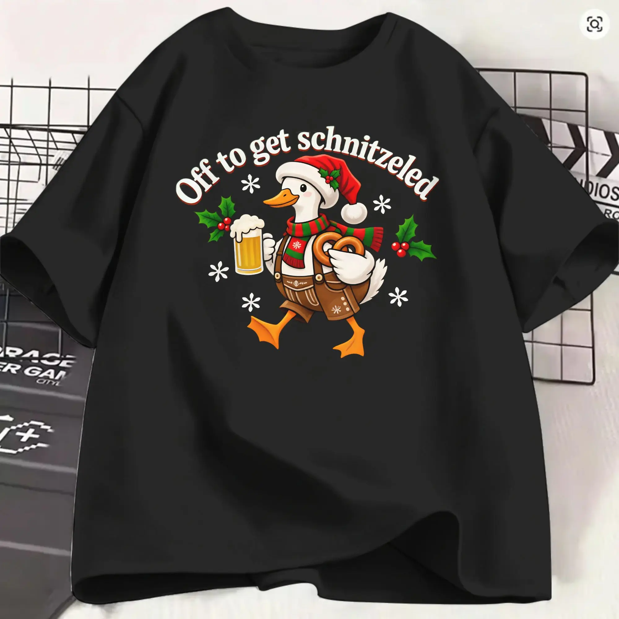 Off to Get Schnitzeled Men's T Shirts Oktoberfest Funny Tees Short Sleeve Round Collar T-Shirts Pure Cotton 4XL 5XL Tops
