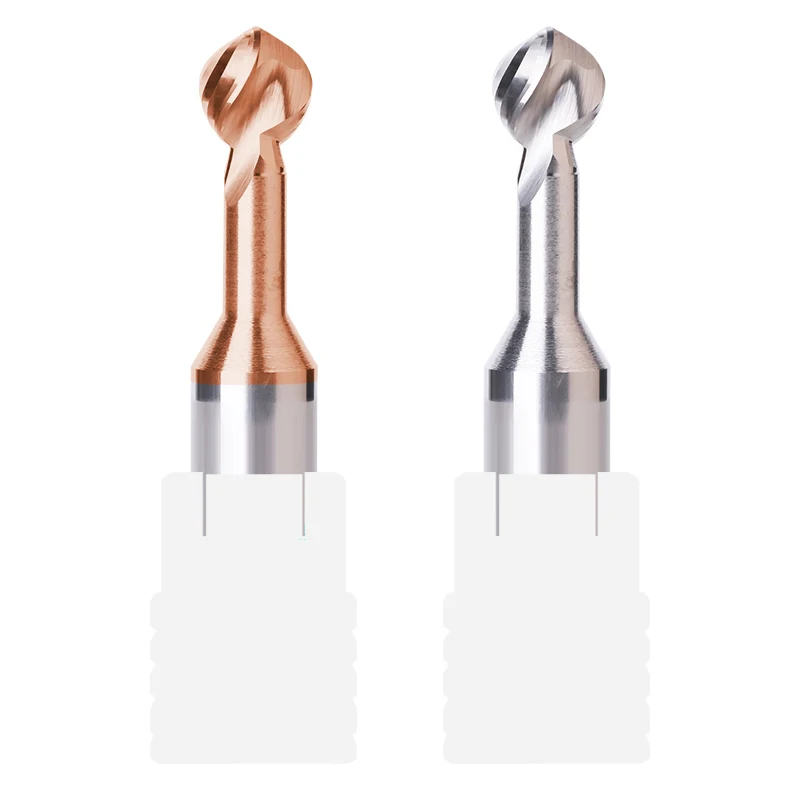 เหล็กทังสเตน Lollipop ลูกเครื่องตัด T-Type เครื่องตัด Integral โลหะผสม Forming อลูมิเนียม R1.5 R2 R5 R8 Alloy Ball ปลาย