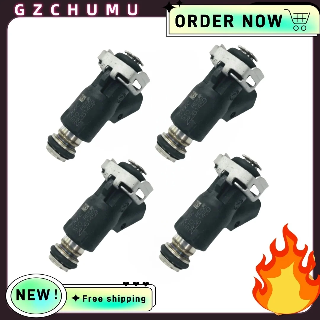 

GZCHUMU High Quality 1/4PCS Fuel Injector OEM 28261459 For Great Wall Hover H3 4G63S4M 28261459