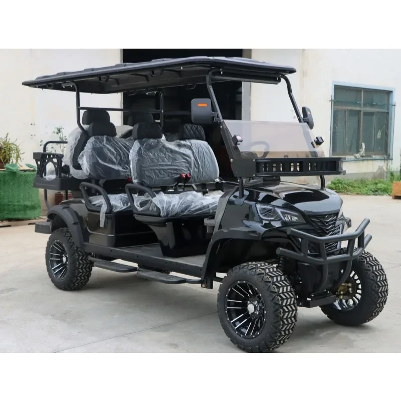 Street Legal Lithium 4 Seater Golf Carts Gas Golf Scooter Go Kart ATV Buggy Adult Touring Solar 4*4 Electric Golf Cart