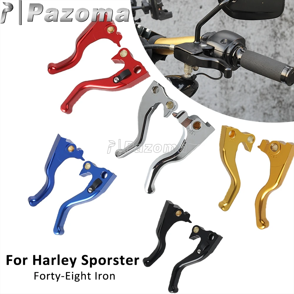 Brake Clutch Levers Motorcycle Handle Lever CNC Aluminum For Harley Sportster Forty-Eight XL1200XS XL1200X Iron XL1200NS XL883N