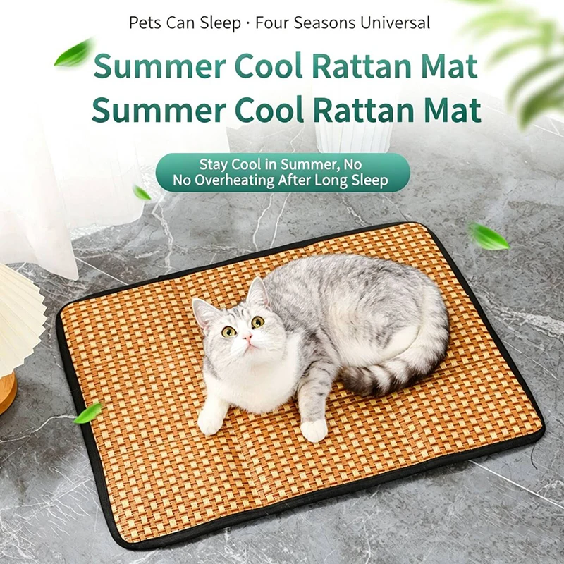 Dog And Cat Ice Cushion Summer Small And Medium Cat Sofa Cool Wear Pads Pet Bed Comfortable Wear-Resistant Pads Pet Supplies