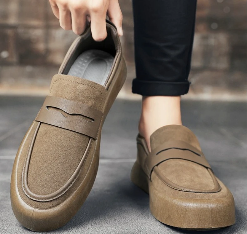 Neue Herbst Atmungsaktive Herren-Slipper-Set Modische Jugend-Freizeitschuhe Herrenschuhe – Detail 4