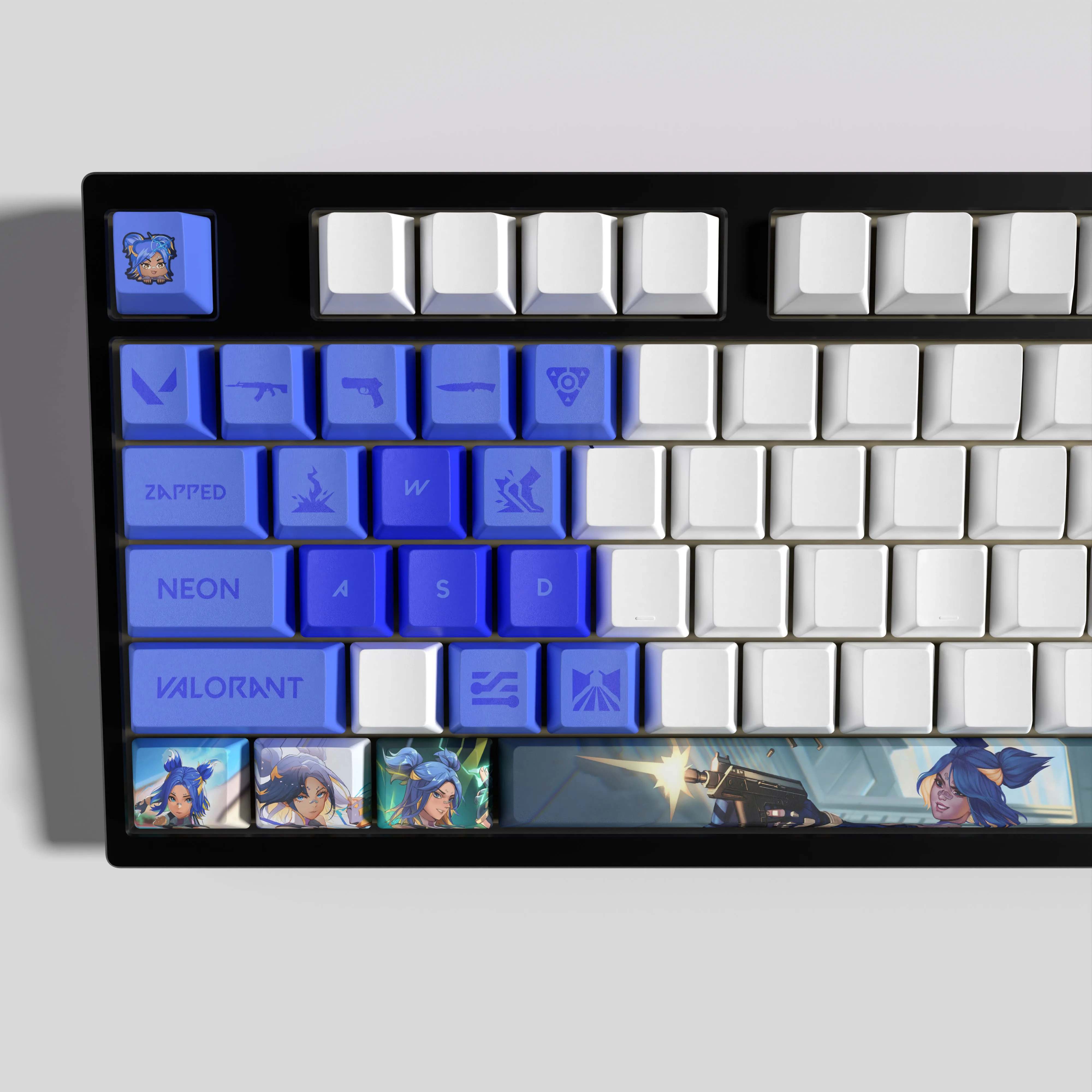 Vlaorant Keycaps Neonkeycaps 29Keys Mini Set Oem Profiel Pbt Dye Sub Keycaps