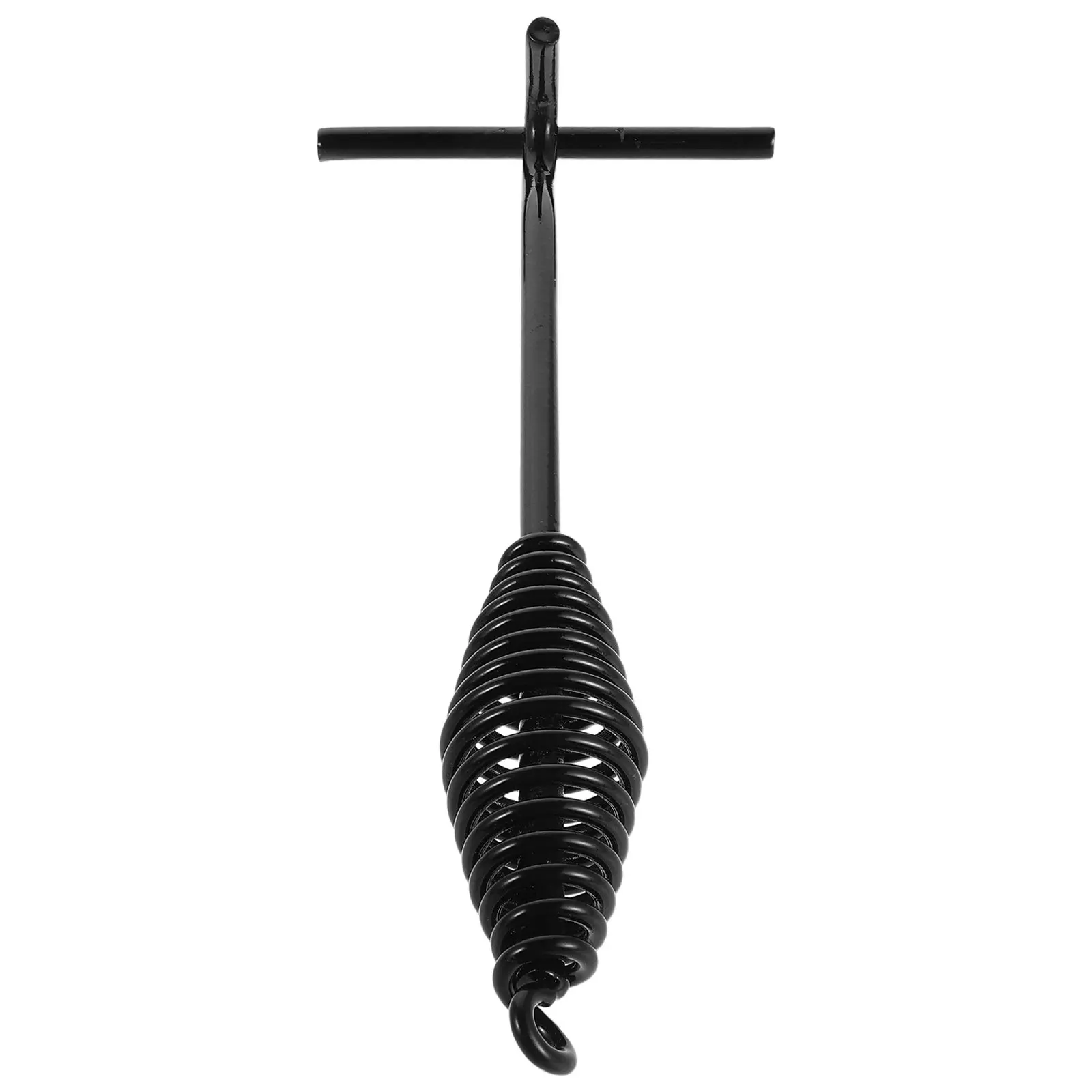 26Cm Ergonomic Spiral Handle Cast Iron Lid Lifter for Camping Stoves Dutch Oven Lid Remover Outdoor Cooking Accessories Pot